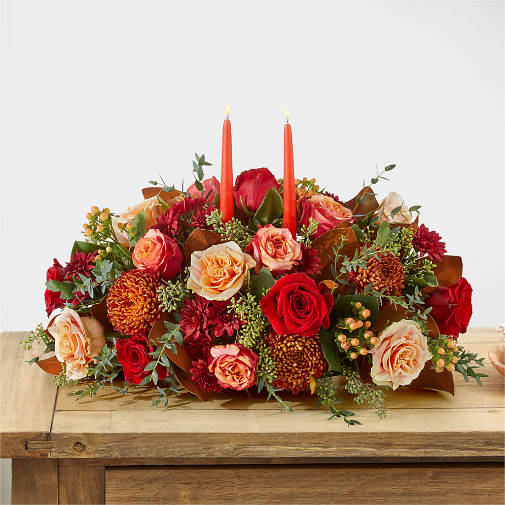 Gather Near Centerpiece –  Danville Floral And Gifts Llc, Danville IL