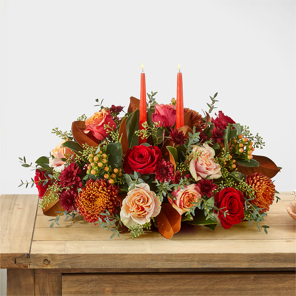 Gather Near Centerpiece –  Danville Floral And Gifts Llc, Danville IL
