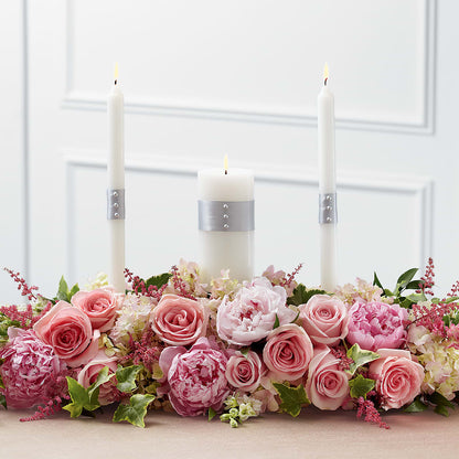 Worldwide Romance Unity Candle Arrangement –  Danville Floral And Gifts Llc, Danville IL